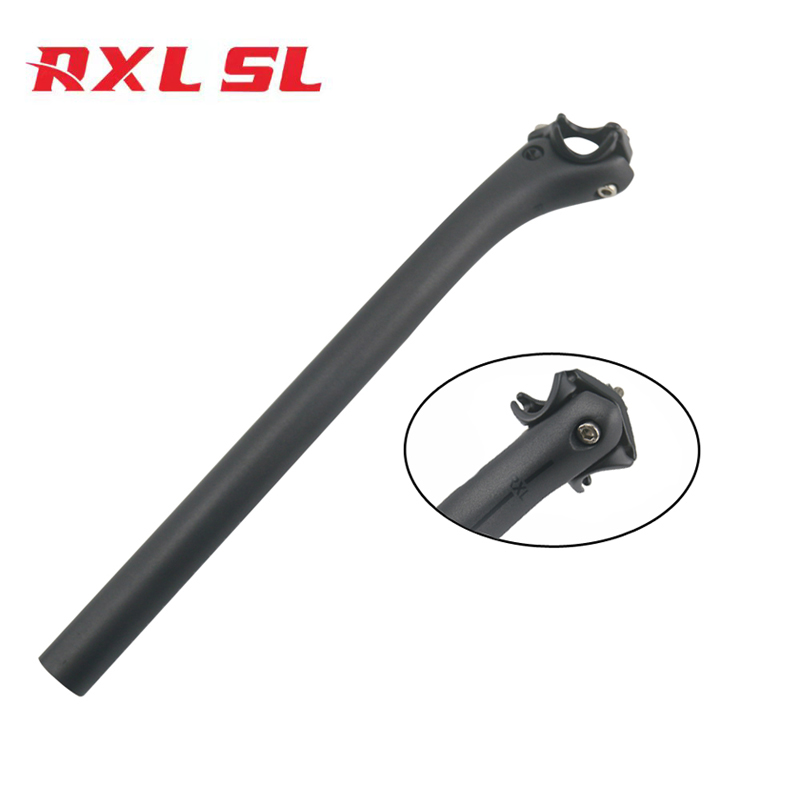 RXL SL Mtb углеродный подседельный 27,2/30,8/31,6 мм Дорожный велосипедный Подседельный штырь UD матовый красный/черный офсетная печать с фокусным расстоянием 25 мм углеродное волокно для велосипеда, подседельный штырь