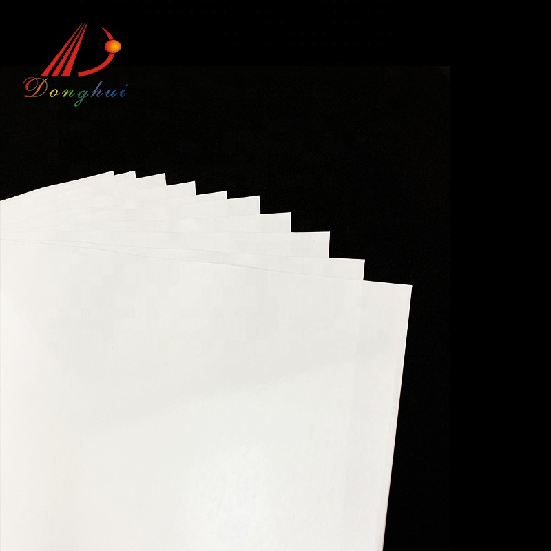 Производители 80gsm 120gsm двухсторонняя Глянцевая белая печатная полиэтиленовая художественная бумага с силиконовым покрытием