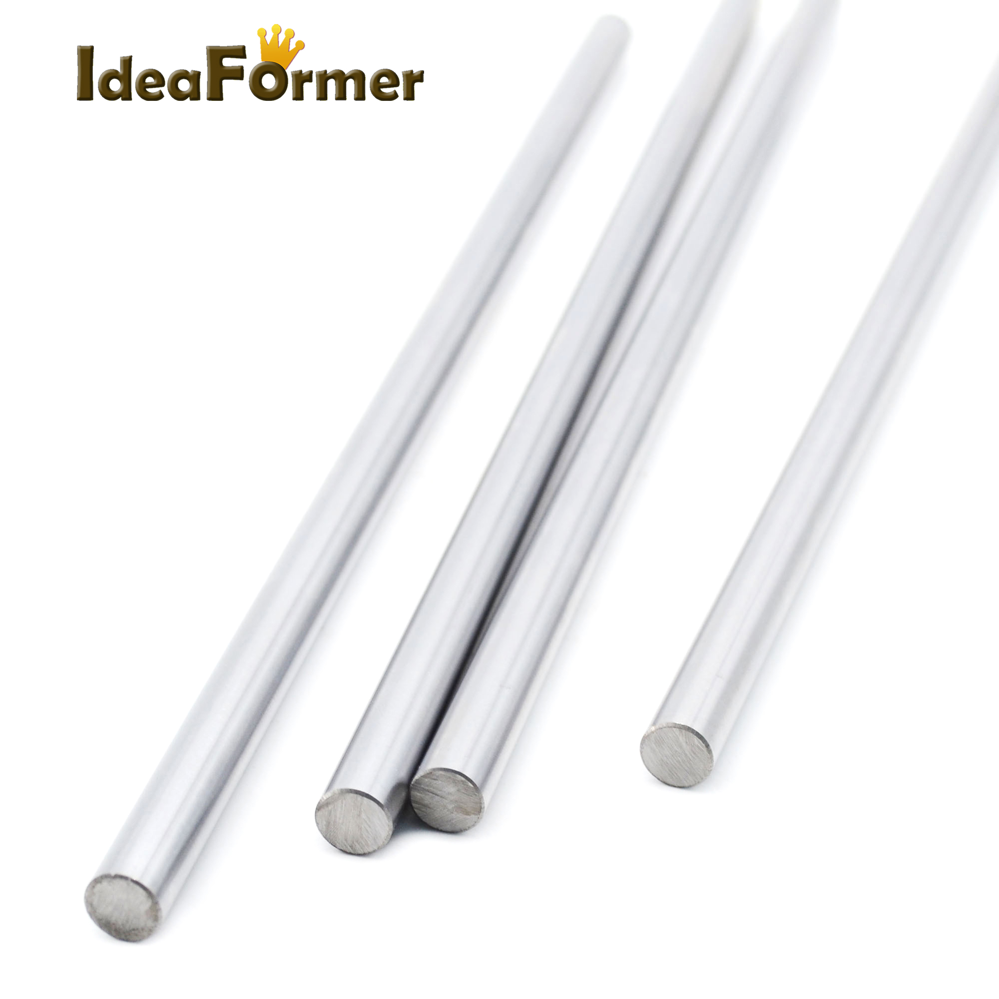 3D Printer Parts Smooth Rod Length 100/200/300/400/500mm Chromed stainless steel Diameter 10mm Smooth Rods