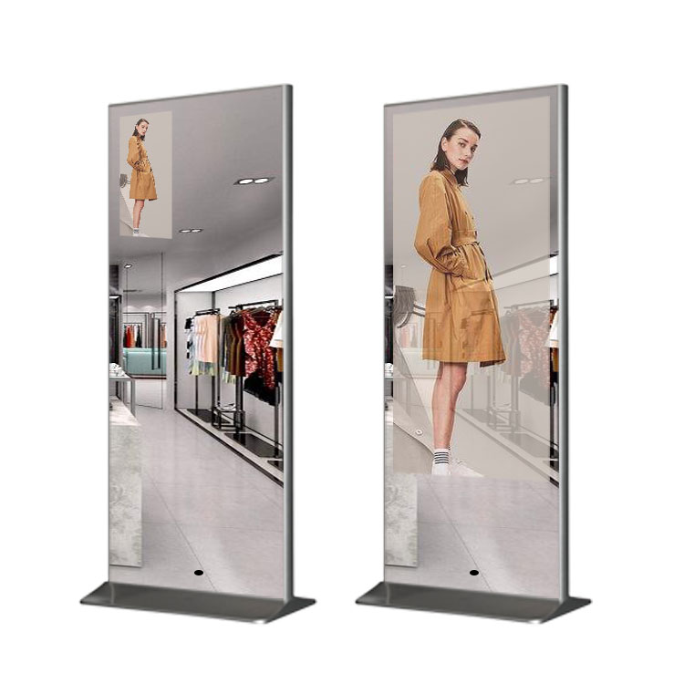 IP66 waterproof video player 43 inch Magic Mirror advertising media display screen