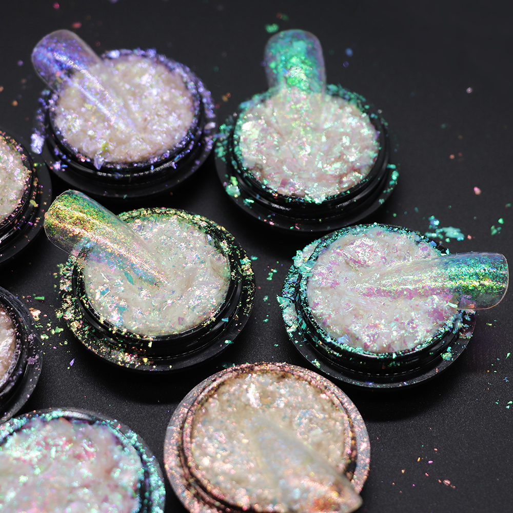 Holographic flakes for Car Coatings Shimmer Pigment Flakes