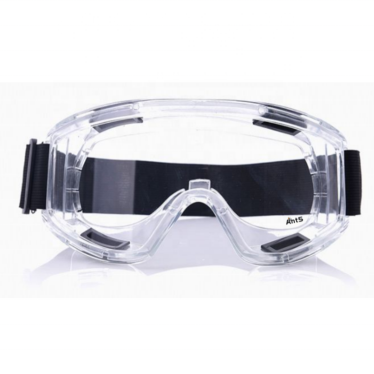 ANT5PPE Anti fog splash chemical plastic eye protective Safety Goggles Glasses PC PVC Ventilation goggles