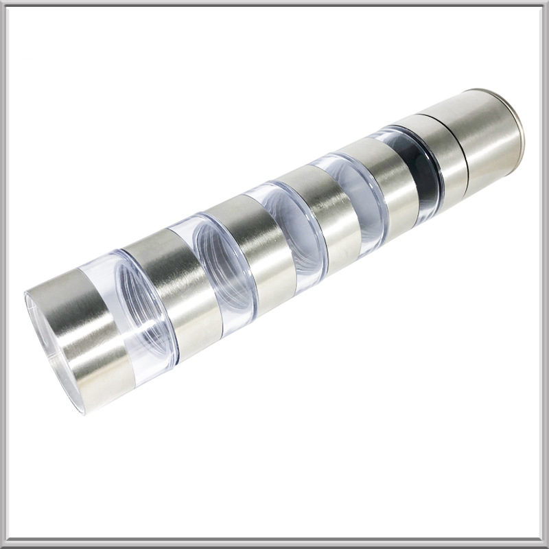 CL037 Manual Pepper Grinder Stainless Steel Barbecue Seasoning Grinder Adjustment Ceramic Grinding Core Pepper Spices Mill