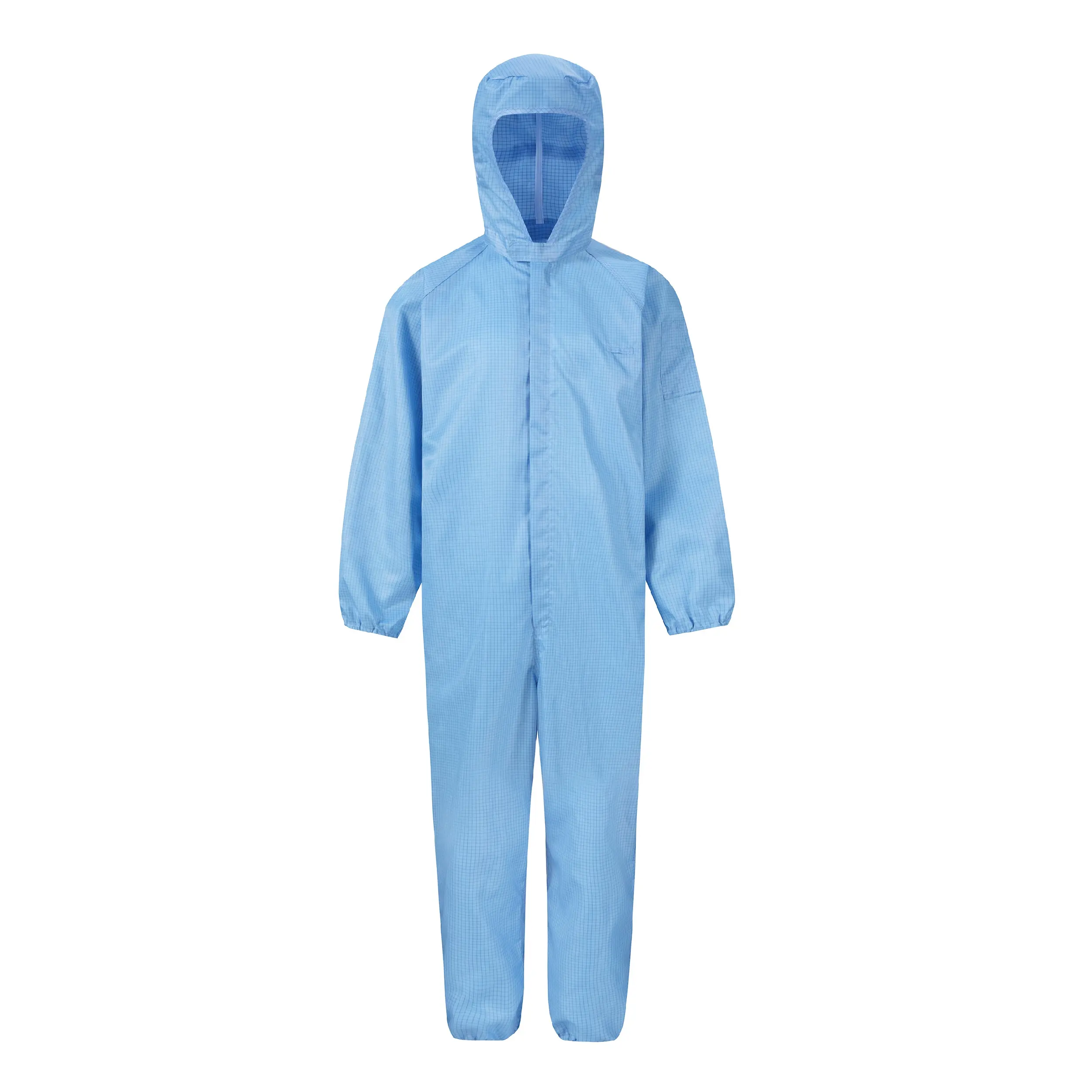 Waterproof Zipper Antistatic Jumpsuit Dust Proof Reusable Esd Jumpsuit Coverall ESD Suit Anti-Static Suit With Hood Headcover