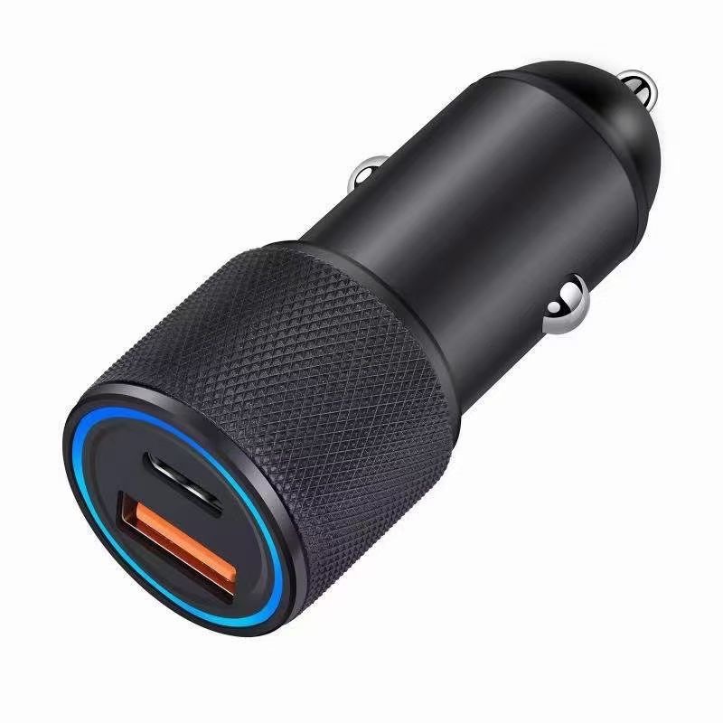 Потому что я пон PD-20W + QC3.0 супер быстрая зарядка автомобильное зарядное устройство автомобильного прикуривателя, адаптер питания для автомобильного зарядного устройства
