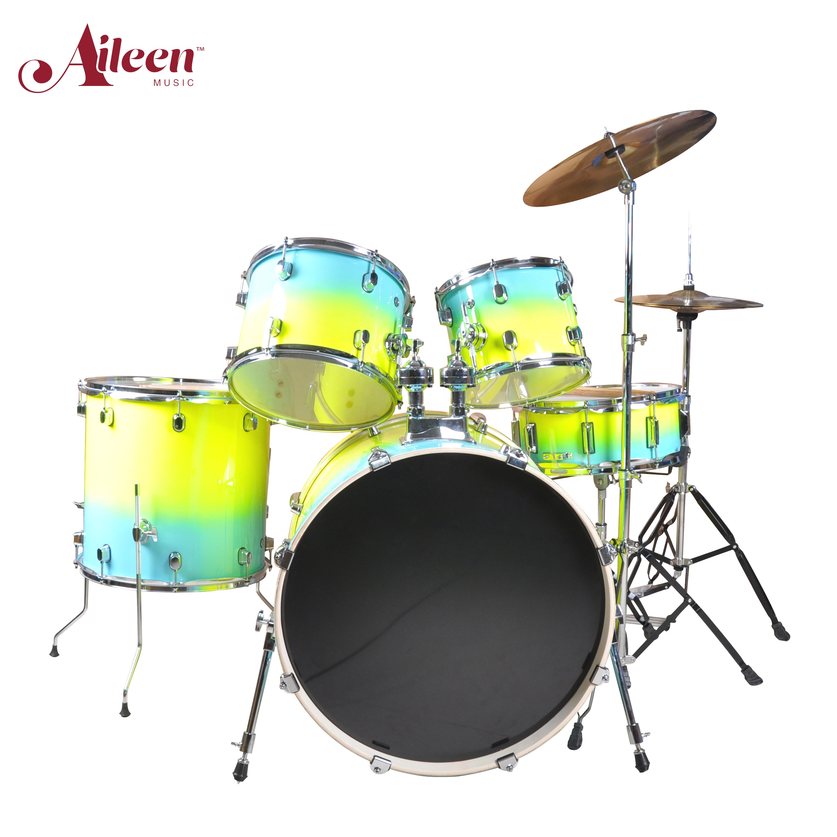 Aileen Music professional 5 PC лак для тушения DIY Набор цветных барабанов музыкальный инструмент (DSET-1000A)
