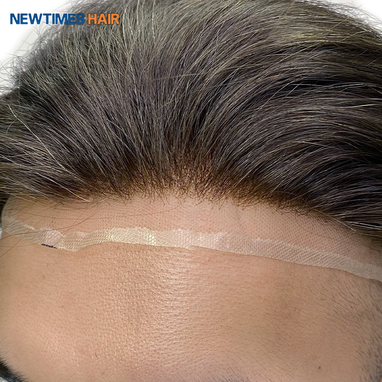 Волосы HS7 new times hair, дышащие французские кружевные мужские парики, парики из человеческих волос