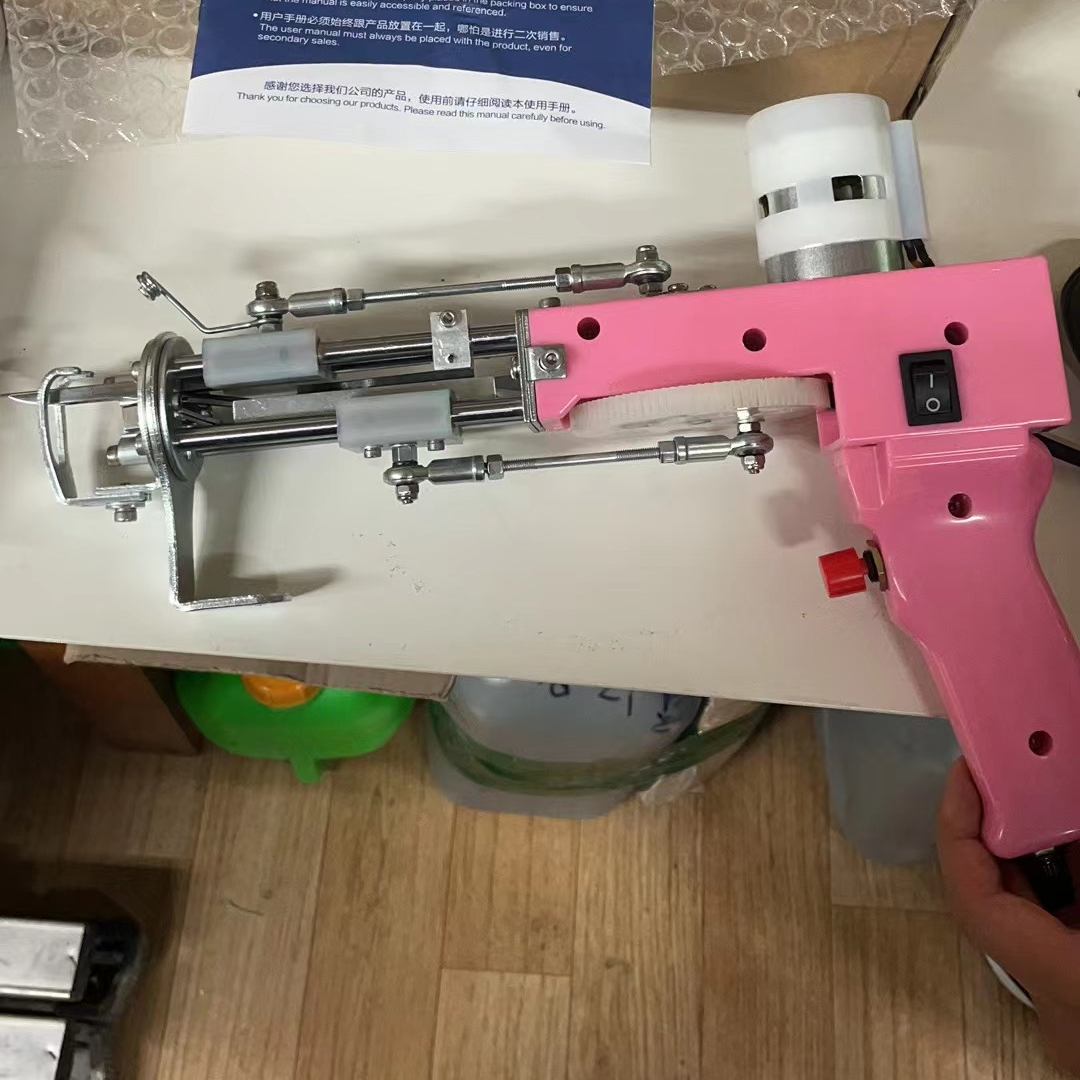 Машина для тафтинга ковровых покрытий AK pink, обе части куча