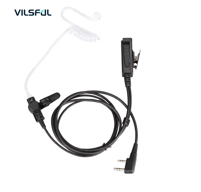 Acoustic Tube Earpiece Headset Compatible With Ken-wood TK-170 TK2200 UV-5R BF-888S BF-F8HP BF-F9 UV-82 UV-82HP UV-82C Radio