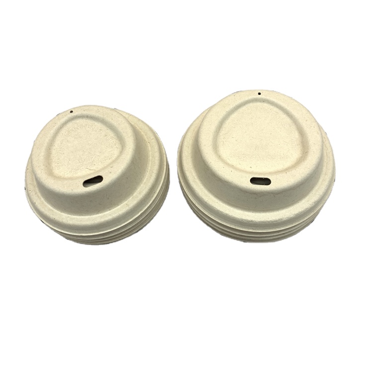2021 newly mold 80mm 90mm compostable bagasse lid