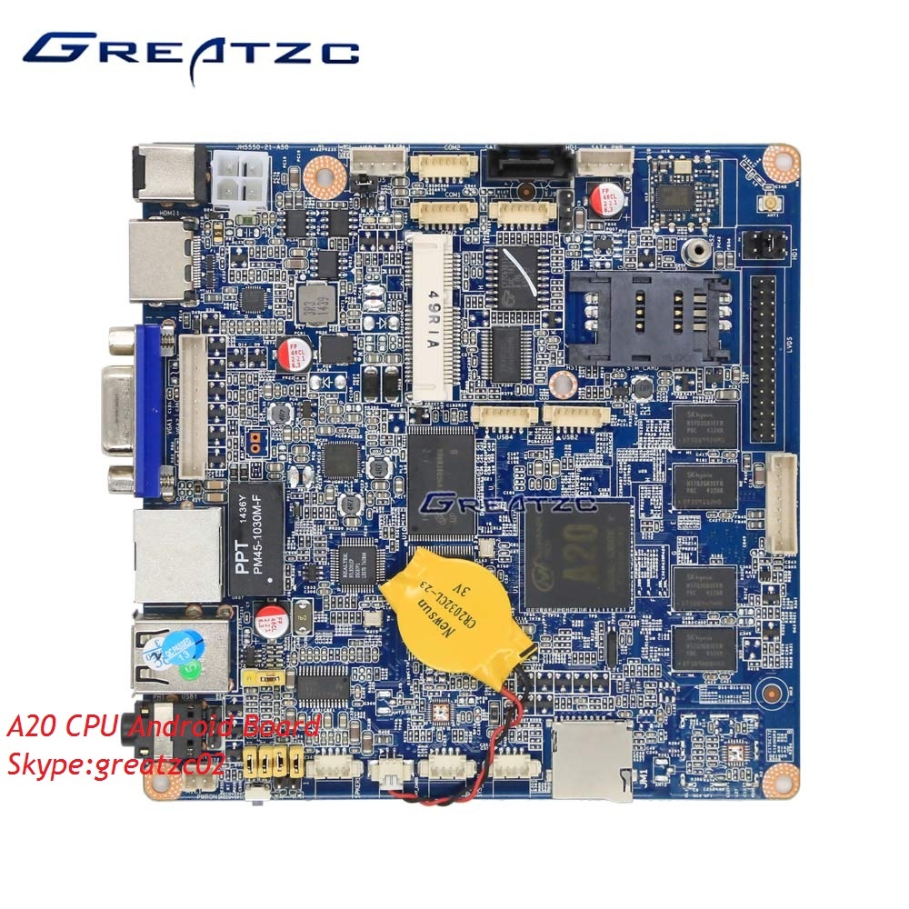 ZC-A20N 15 лет фабрики низкая цена Nano Itx Android материнская плата Arm