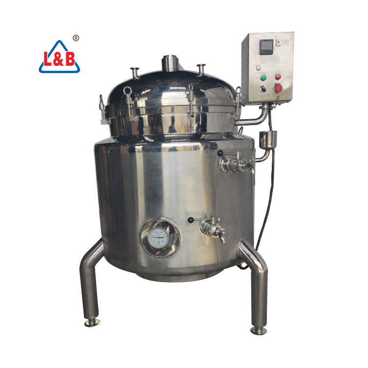 Zhejiang нержавеющая сталь ss316 ss304 100L кухонное оборудование Паровая электрическая промышленная скороварка