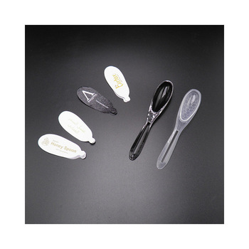7ml Plastic Honey Spoon With Aluminum Foil Lid