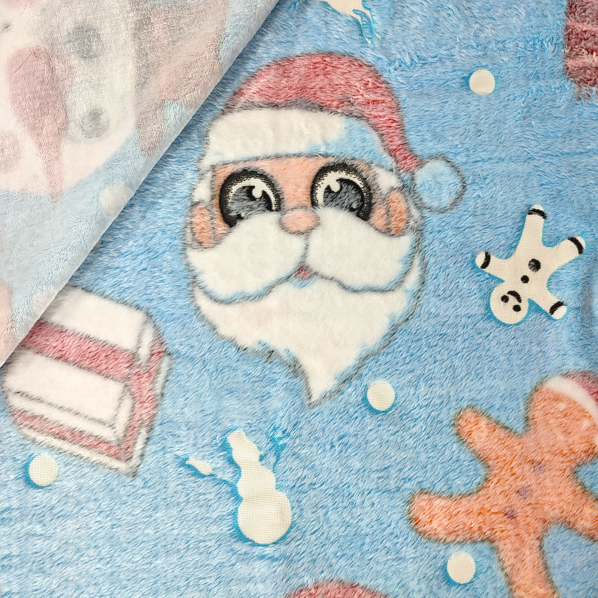 Christmas design printed flannel blanket glow in the dark luminous blankets fabric flannel