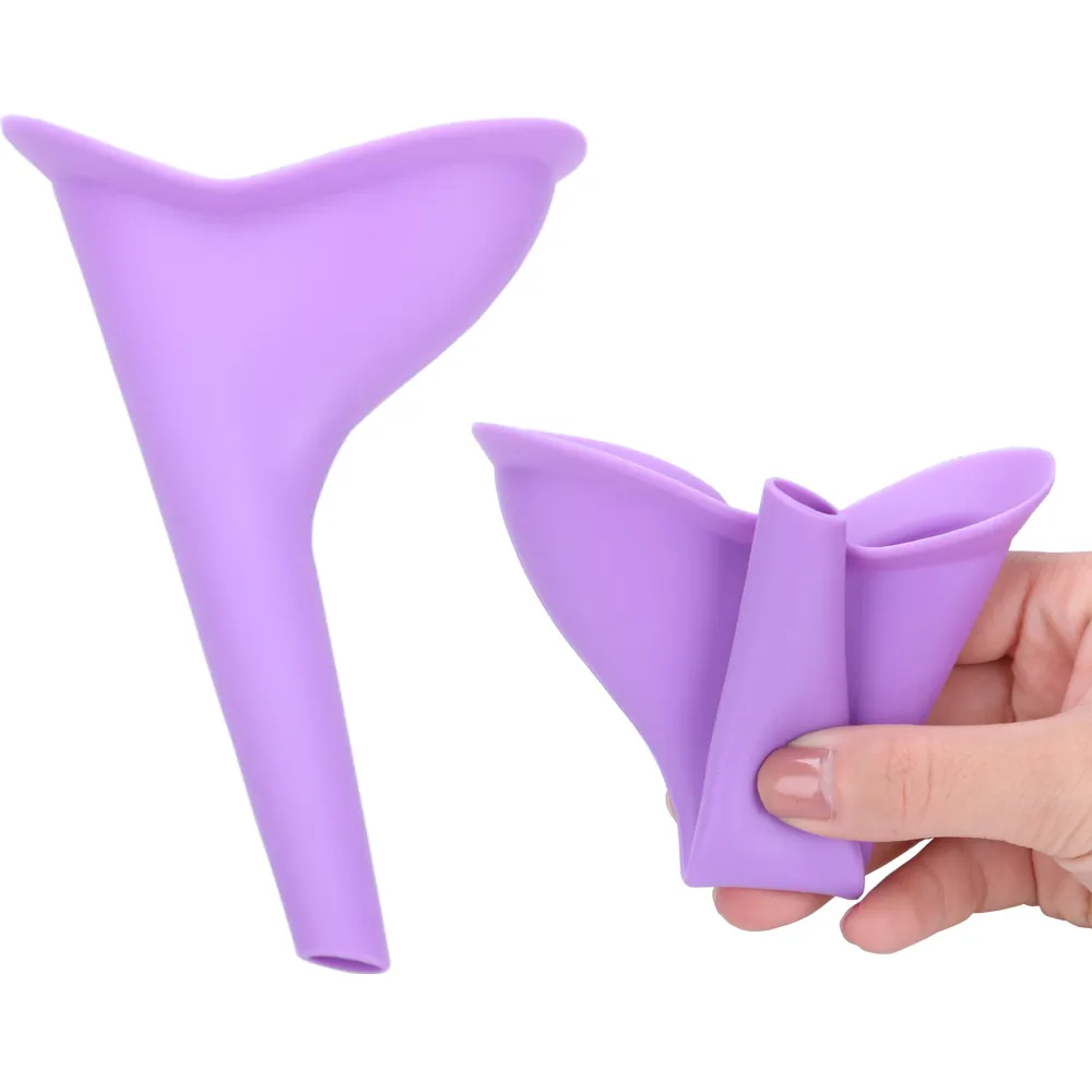Travel Portable Toilet Urinal Cup Disposable Urinal Device Silicone Female Urinals