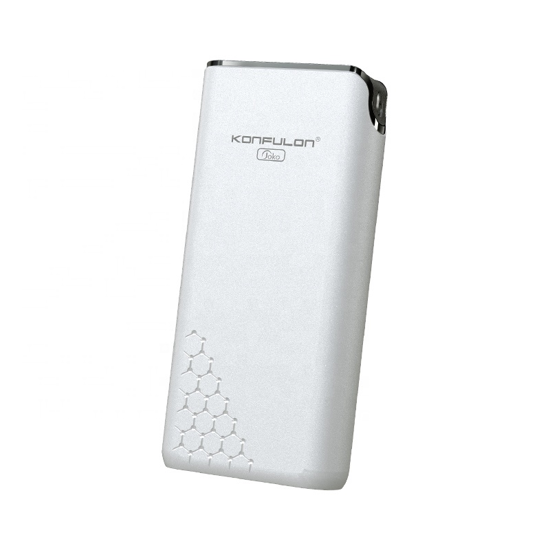 Konfulon Высокое качество двойной USB портативные зарядные устройства банк 20000 мАч с 3 Вход светодиодный дисплей батарея банк портативного зарядного устройства
