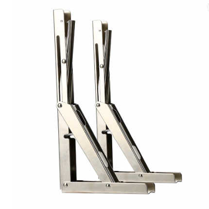 High strength folding wall mounted air conditioner bracket