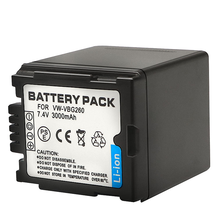 Camera battery VW-VBG260 VBG260 for Panasonic HS250 SDR-SD7 HDC-MDH1 HDC-SX5 HDC-DX1 Recharegeable Digital Camera Battery Pack