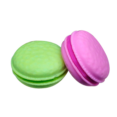 2021 New stationery cartoon 3D candy Macaron shape kids kawaii eraser