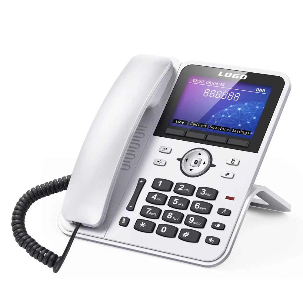 23 CFH-новый бизнес-IP-телефон VoIP с 4 SIP-линиями, совместимая с системой IPABX для офисного ip-телефона отеля