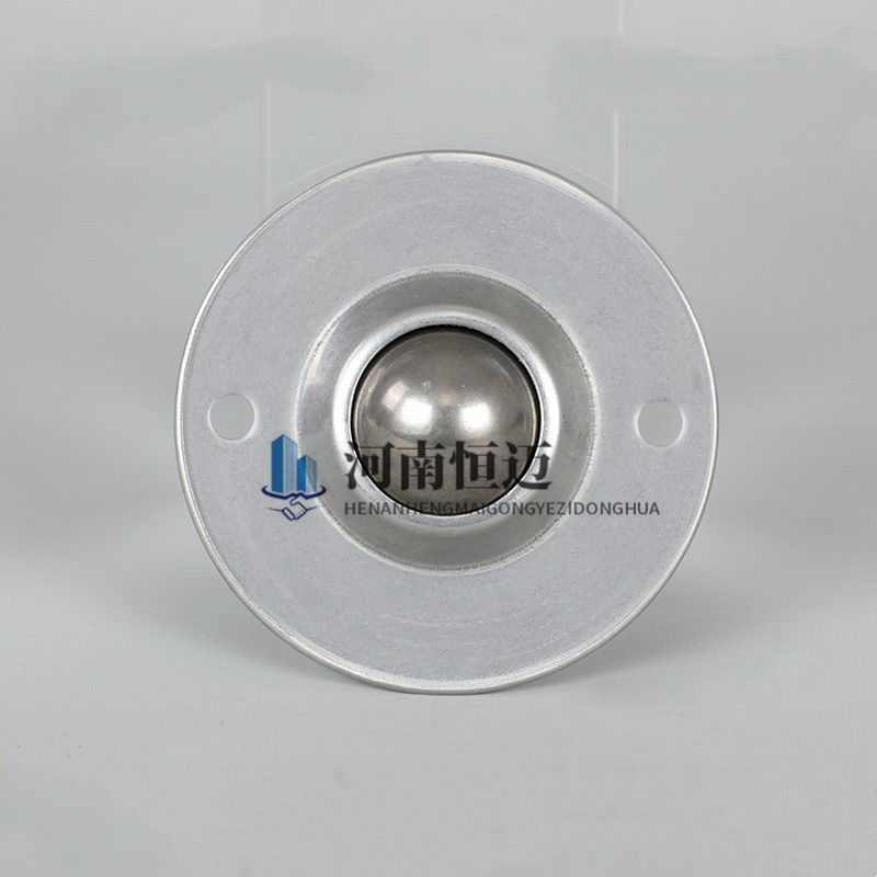 main ball pressed steel fly disc  type flange 2 holes fixing ball transfer units CY-16B/25B/30B