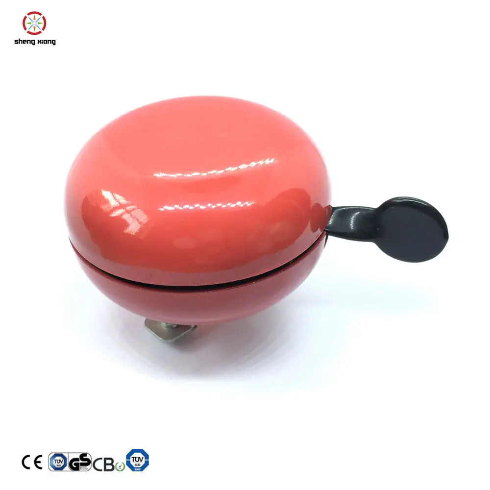 80mm Ding Dong Bell Bike Bell Printed Bicycle Bell in red Color