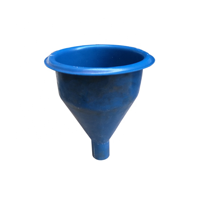 Customs square Rotomolding Large PE PLastic Feeder Cone funnel For Shrimp