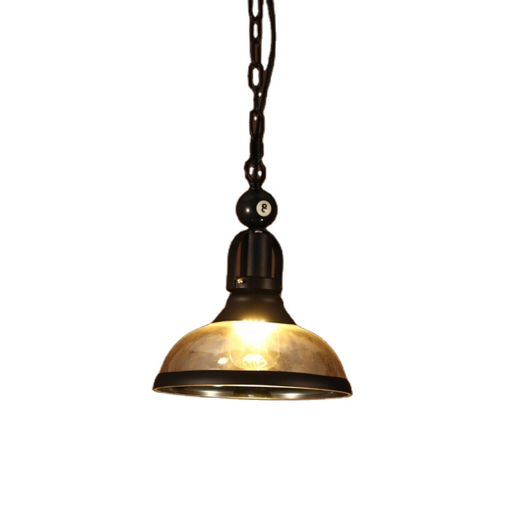 Hot sale American Vintage island hanging pool table lamp Billiard pendant light snooker table chandelier