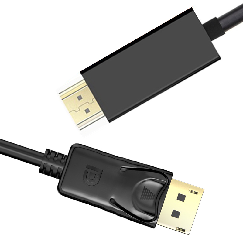 1/1.5/2/3/5/10 м позолоченный кабель Displayport Male-Hdmi Male 4K DP-Hdmi кабель Поддержка Oem обслуживания