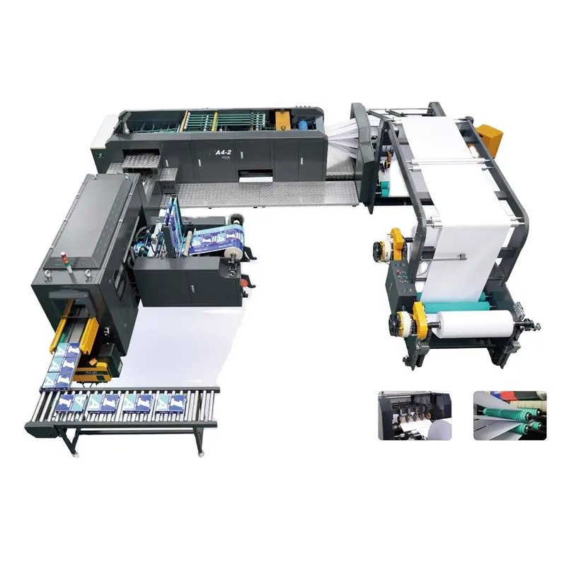 Professional Automatic high speed a4 white paper cutting & packaging machine