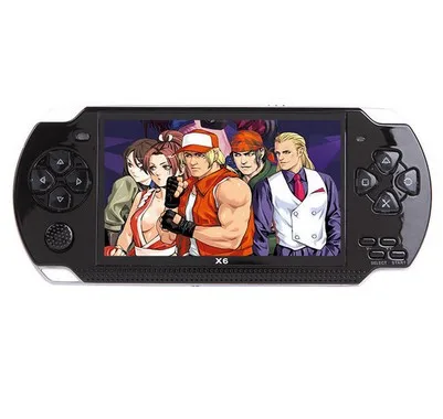 Консоль для видеоигр X6 для PSP, геймпад, ретро, ручной, экран 4,3 дюйма, mp4-плеер, игровой плеер с поддержкой камеры, видео, электронной книги