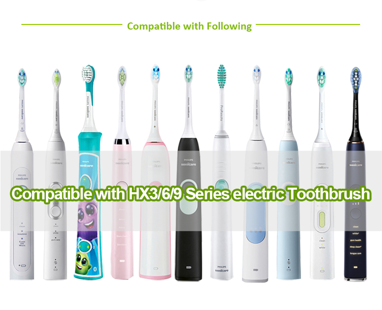 Diamond Clean Healthy White Easy Clean Toothbrush Heads HX6013/HX6015 Optimal Gum Health Replacement Toothbrush Heads