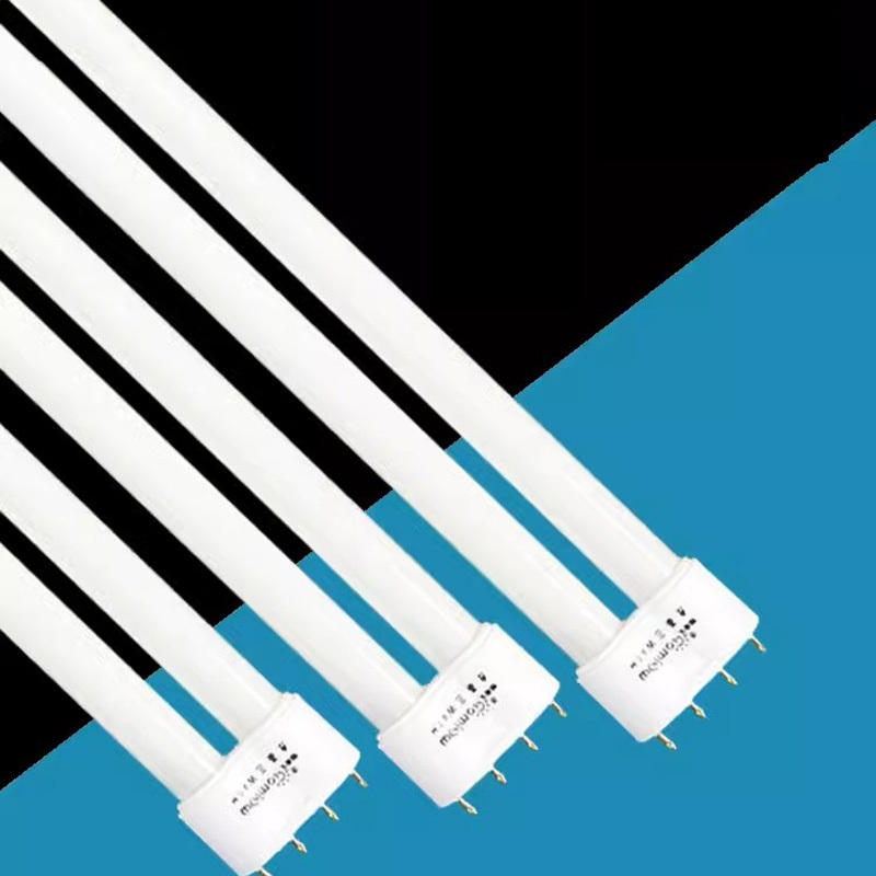 HoneyFly H-type Fluorescent Lamp 24W 36W 40W 55W PL 3 Primary Colors 4 Pins Long Strip Household Table Energy-saving Lamp