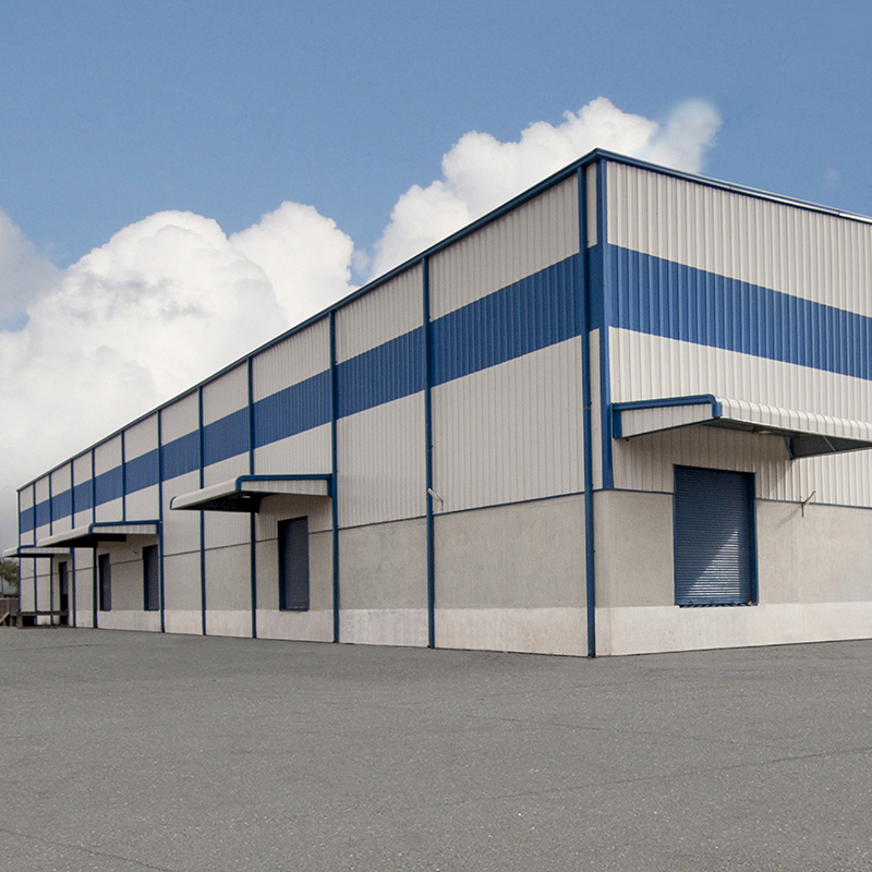 Stable and customizable metal steel structures with various scales in workshops