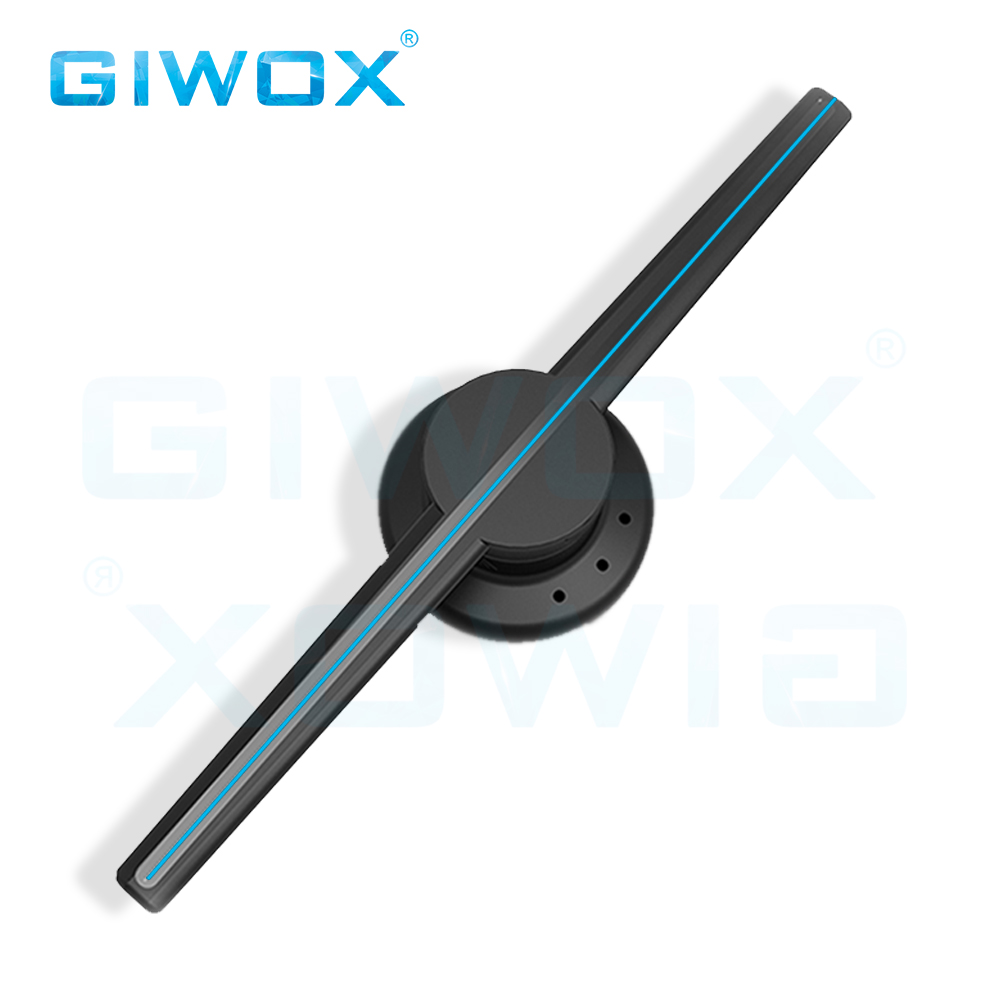 Giwox голый Air вращающийся недавно с помощью приложения на телефоне загружать содержимое 3d Голограмма светодиодный вентилятор 42HR с высоким разрешением 640*640 вентилятор с рекламным логотипом