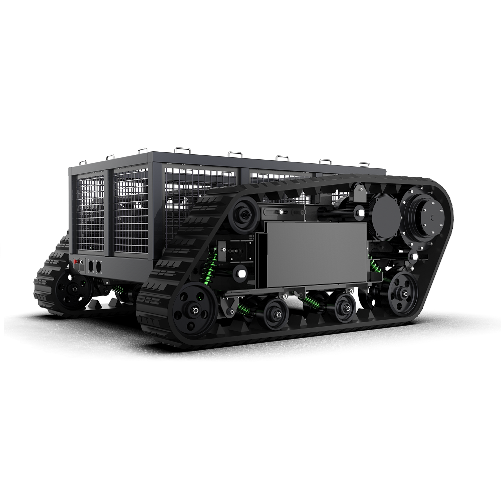 Komodo-11 0.5ton Мощный Автомобильный резиновые гусеницы мини-экскаватор гусеничный шасси ребёнка ройялас подвесом системы