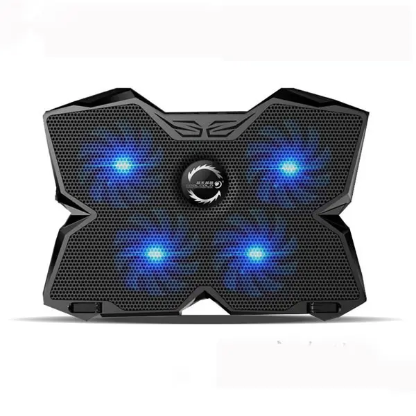 Portable heavy duty four fan laptop cooler gaming laptop cooling pad