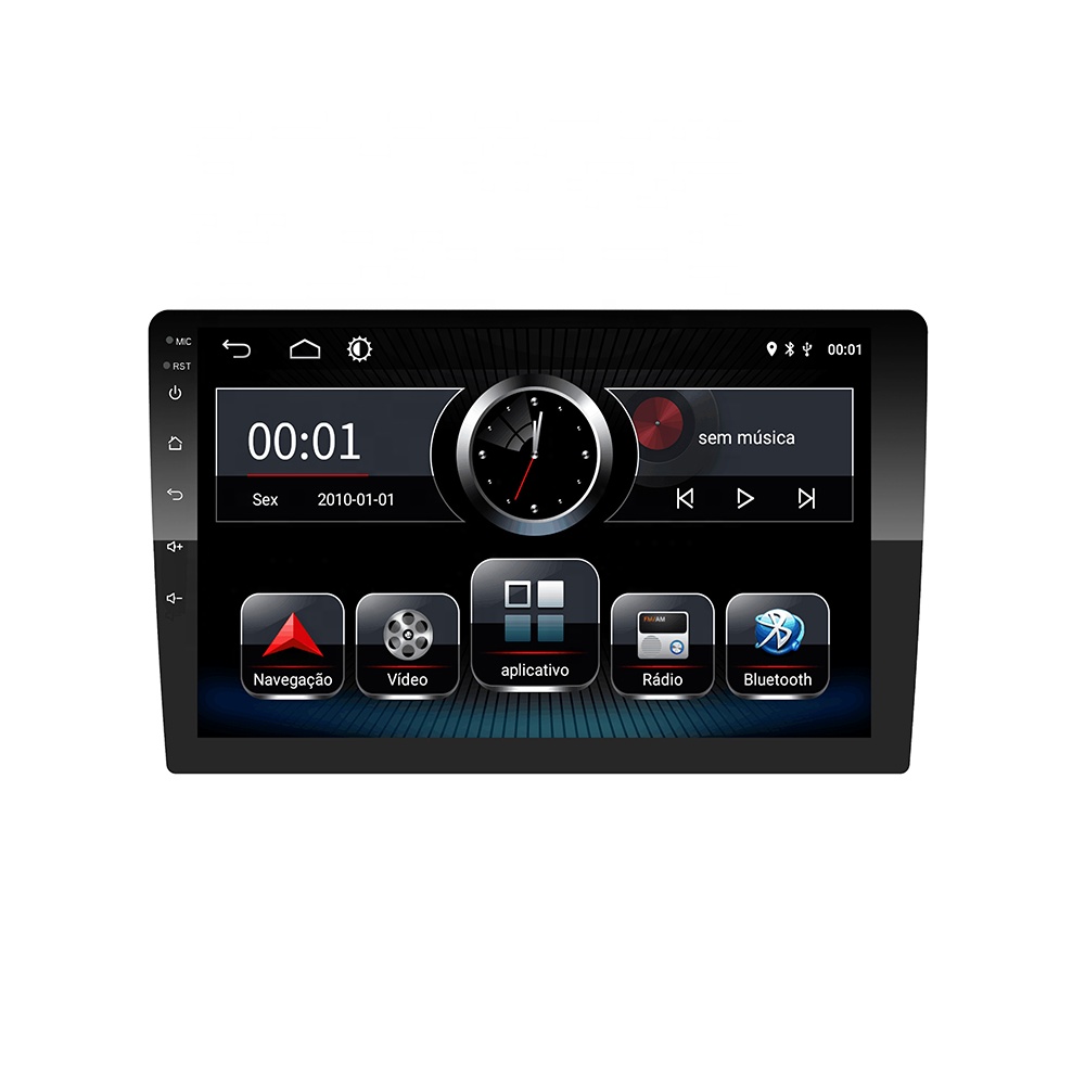 Android car multimedia player with 9" IPS full touch screen and GPS WIFI Bluetooth