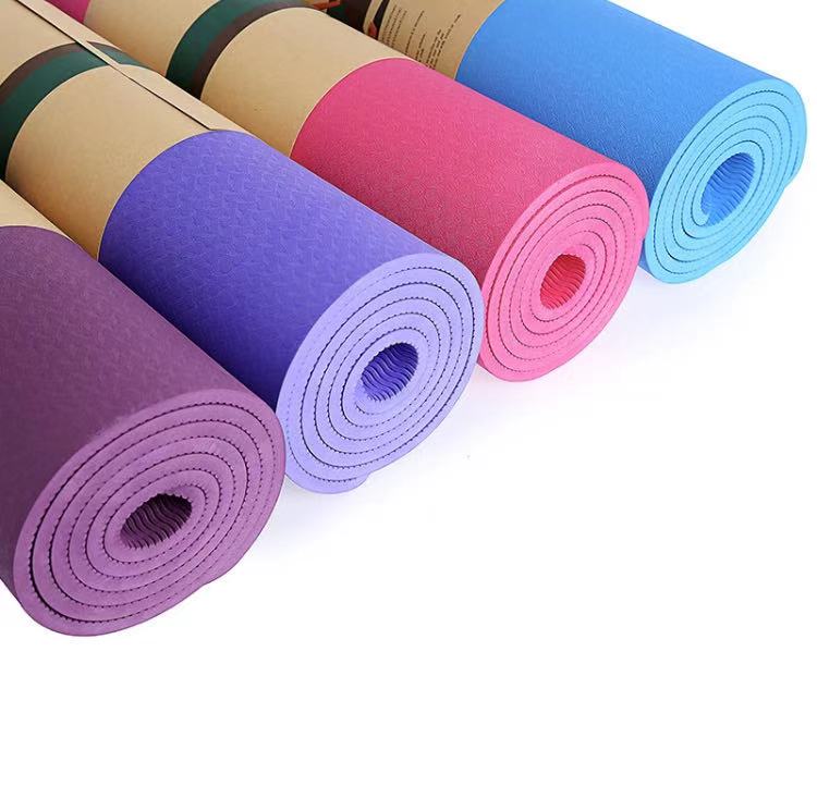 ECO Friendly Hot Selling Fitness Natural Rubber TPE Yoga Mat PVC Yoga Mat for Indoor Exercise