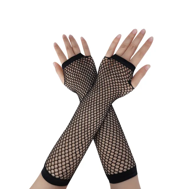 New Fashion Neon Fishnet Fingerless Long Gloves Leg Arm Cuff Party Wear Fancy Dress for Womens Sexy Beautiful Arm