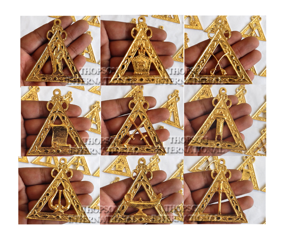 Masonic Regalia RAM OFFICER JEWELS - Masonic regalia
