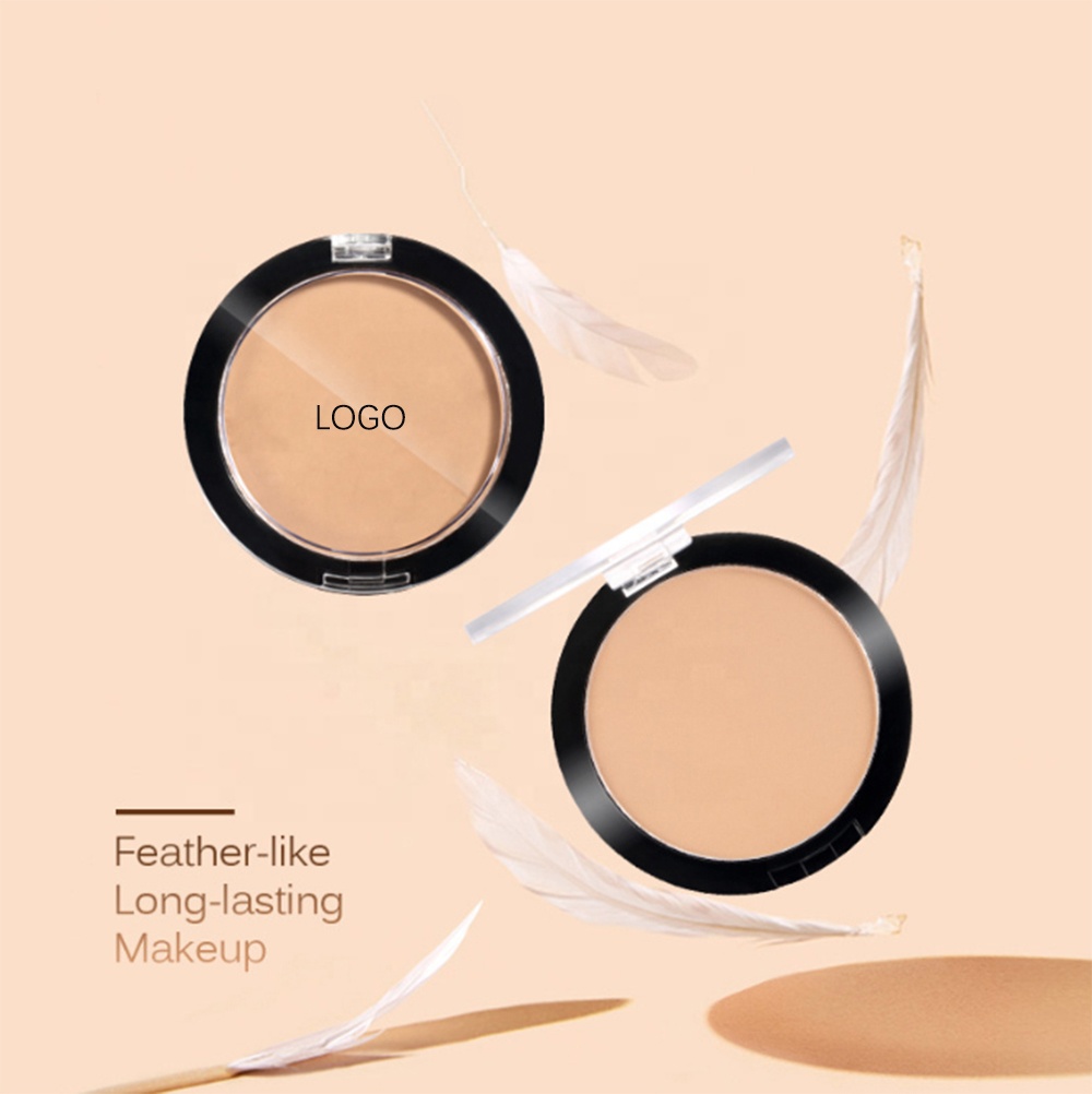 New arrival Free sample powder press High Quality Waterproof Private Label makeup pressed powder