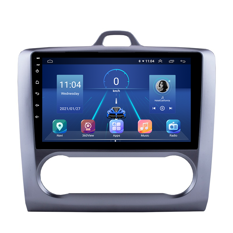 Автомагнитола на Android 10, мультимедийный видеоплеер для Ford Focus AT 2007-2011, GPS-навигация, воспроизведение аудио, головное устройство