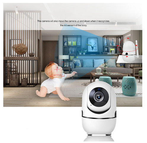 IP-камера видеонаблюдения с автослежением, HD 1080p, Wi-Fi