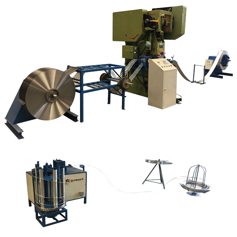 Razor Blade Barbed Wire Making Machine Concertina Military Defense used Fencing Machine