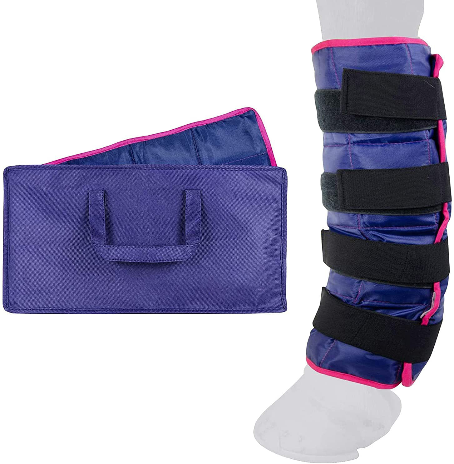 Custom Horse Ice Pack Cooling Leg Wraps for Hock Knee Legs Protective Product Horse Boot