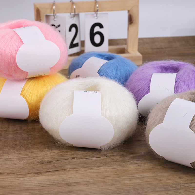 Factory High Quality Blended Yarn Mohair Acrylic Wool Knitting Yarn with Wholesale Price