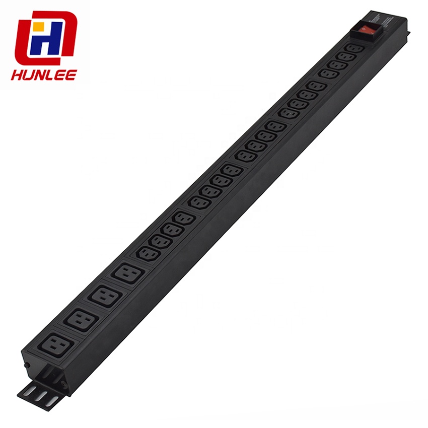 Вертикальный 32a 24 Отверстия pdu c19 блок распределения питания pdu