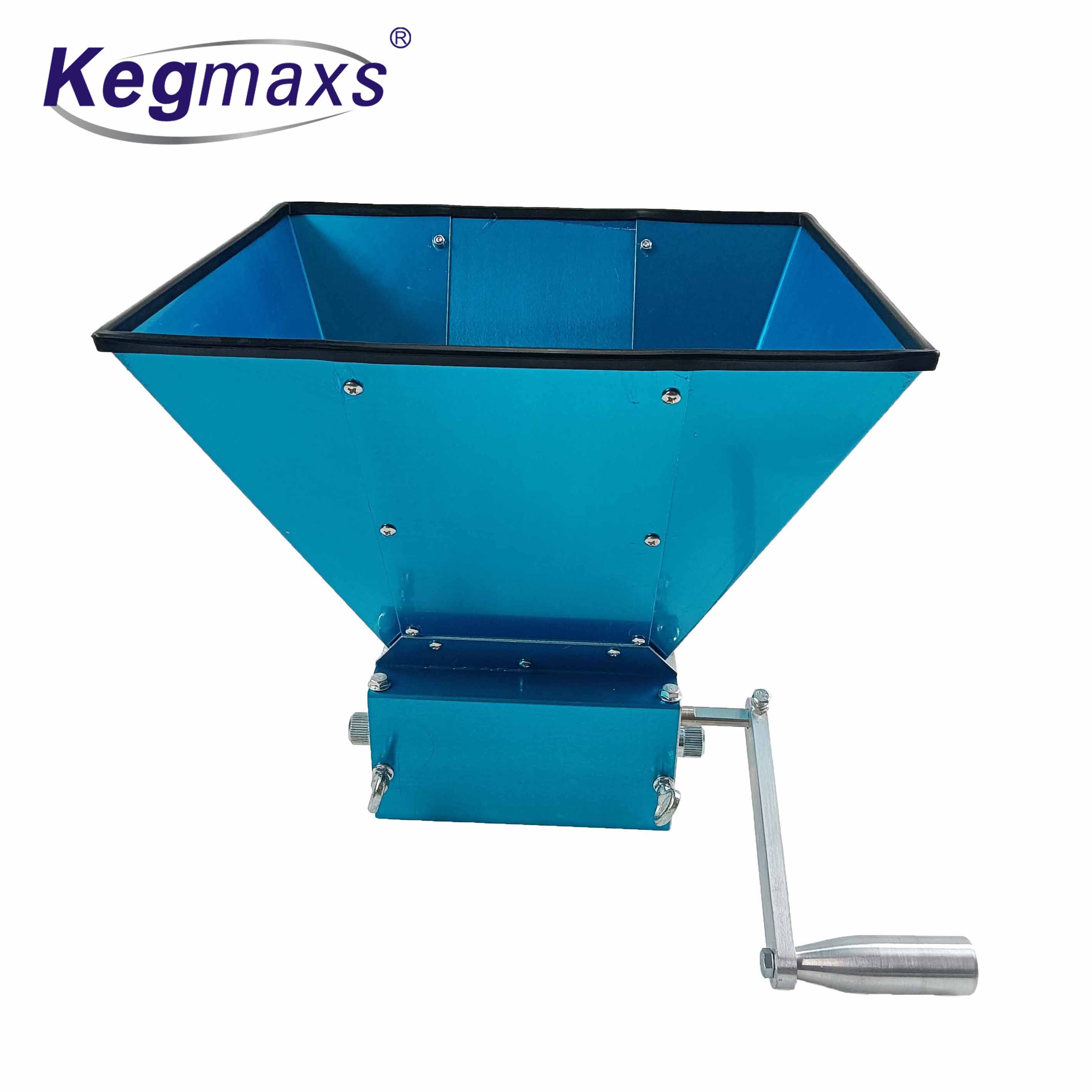 3 роликовая зерновая мельница Kegmaxs для домашнего приготовления, ручная Регулируемая мельница для ячменя, мельница для солода, 1 год гарантии для домашнего приготовления пива