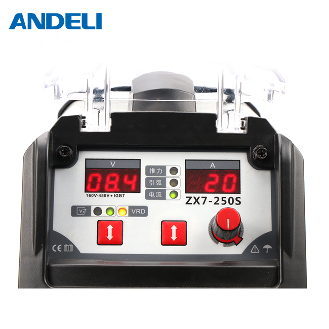 ANDELI 220V Смарт Портативный однофазный ММА для точечной сварки для дуговой сварочный аппарат ARC-250T низкого напряжения инверторный Сварочный аппарат